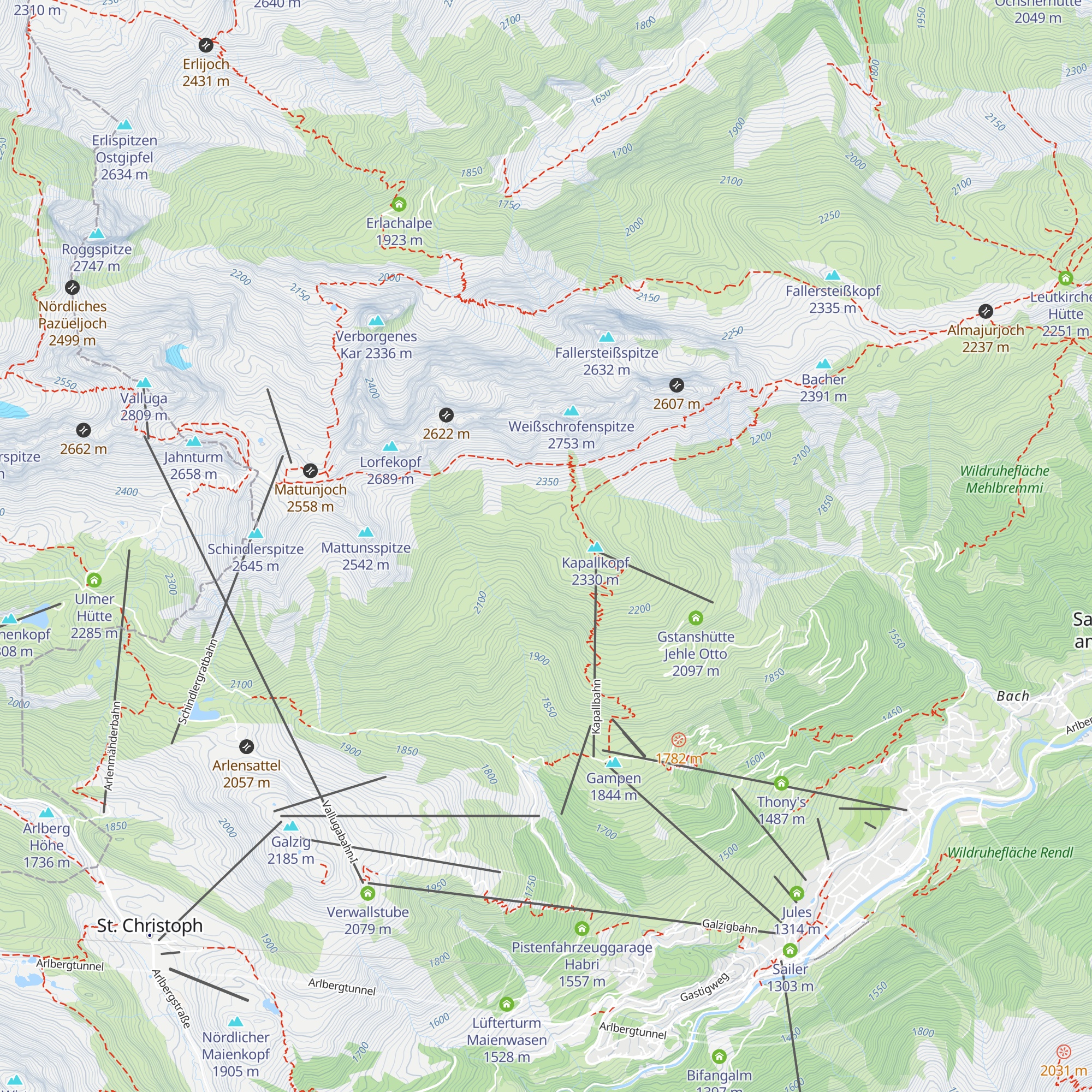 Jagdhütte Fahrner map