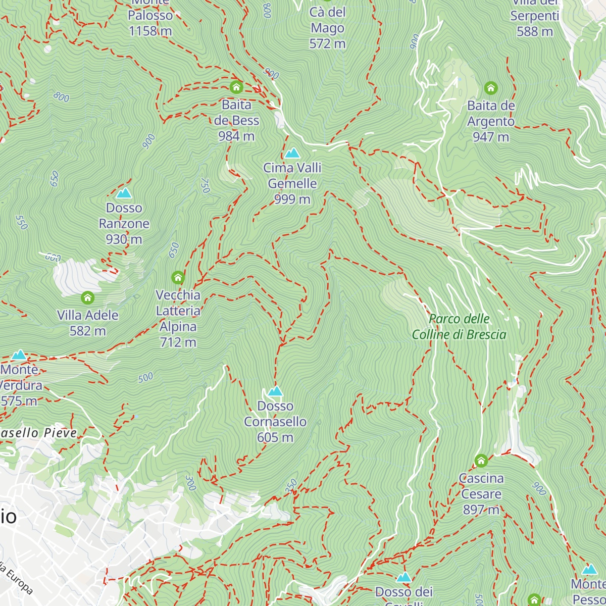 Casina del Dosso Barafonte map