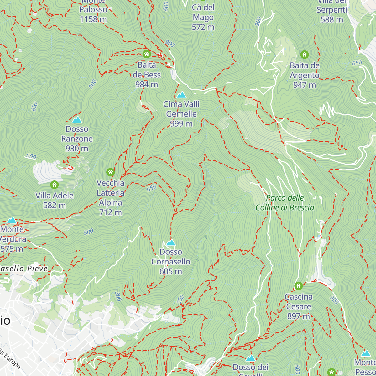 Casina del Dosso Barafonte map