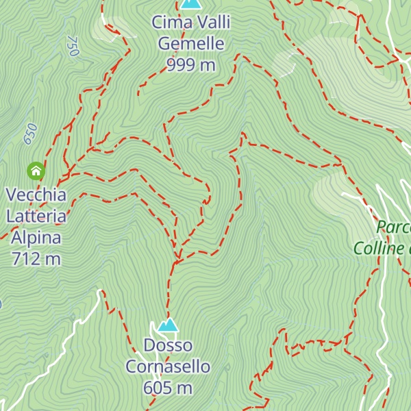 Map of Casina del Dosso Barafonte