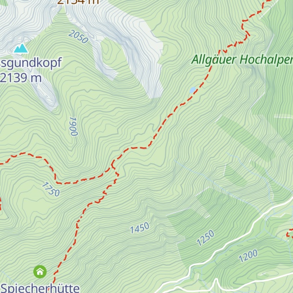 Map of Vordere Taufersbergalpe