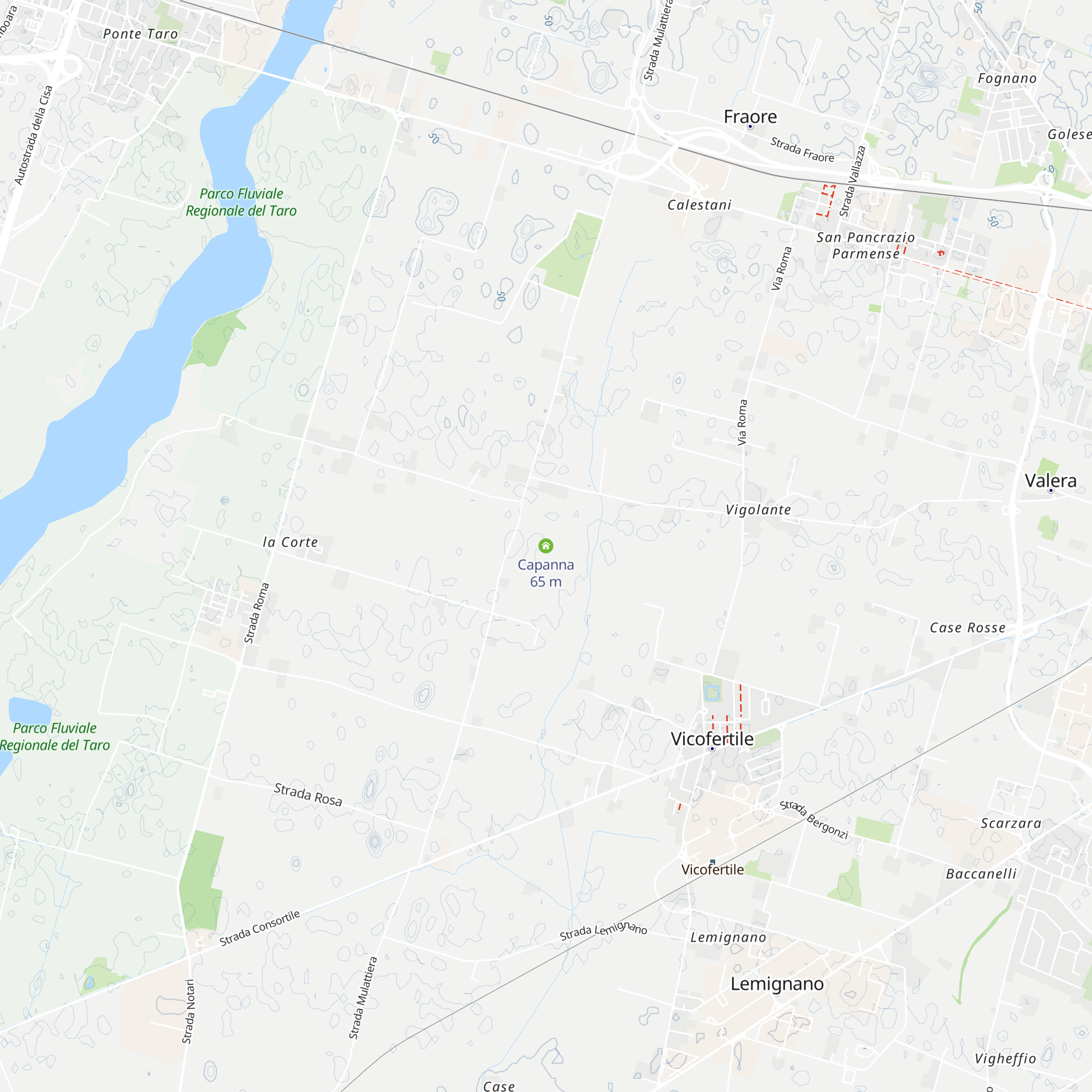 Capanna map