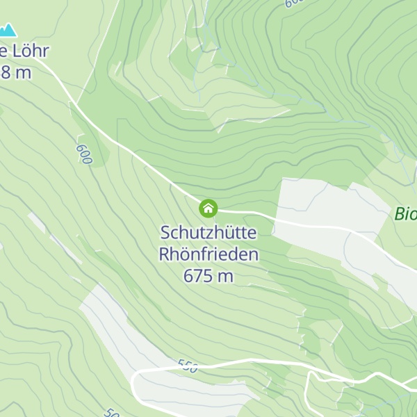 Map of Schutzhütte Rhönfrieden