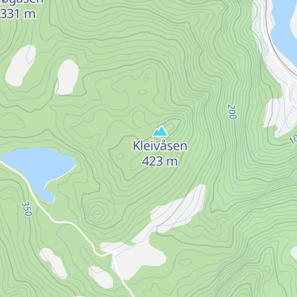 Map of Aunberget