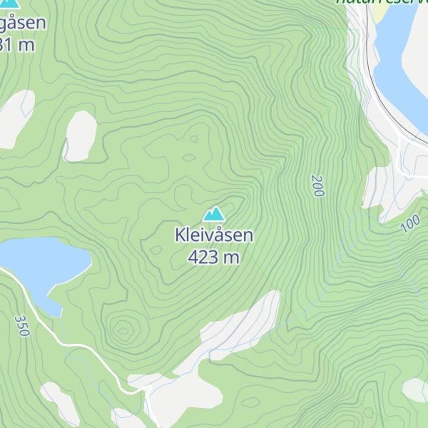 Map of Kleivåsen
