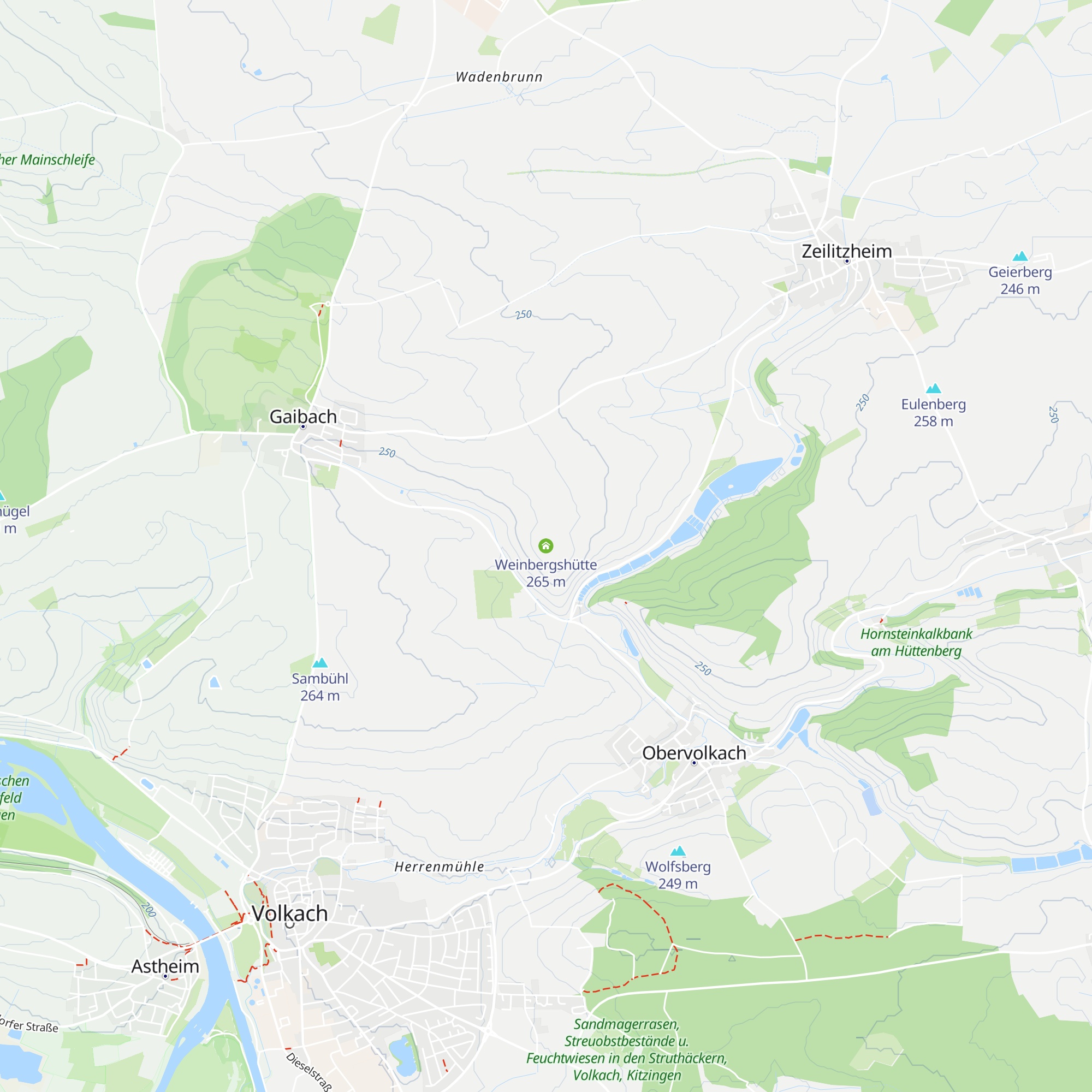 Weinbergshütte map