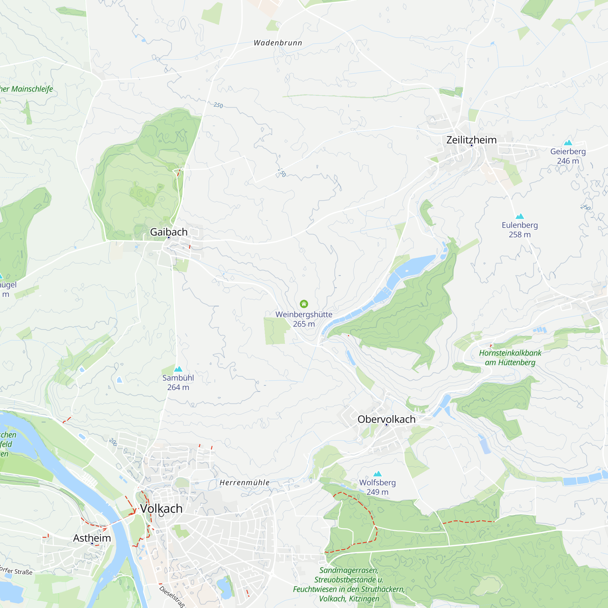 Weinbergshütte map