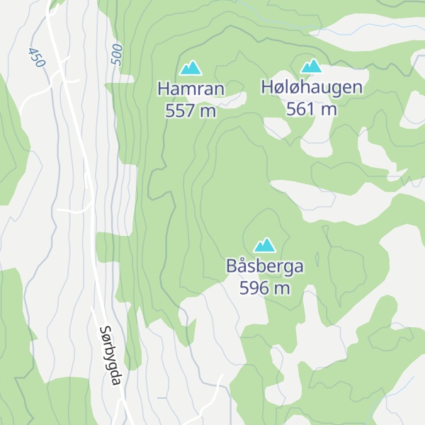 Map of Innleggberga