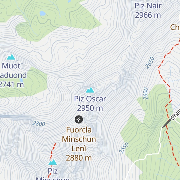 Map of Piz Oscar