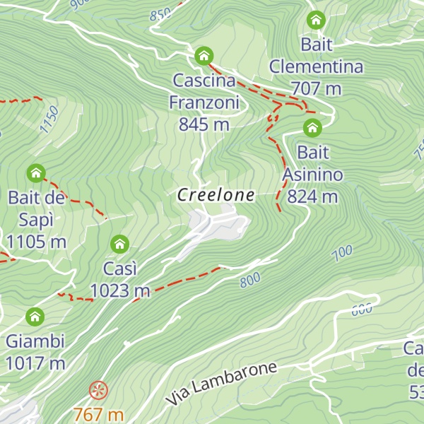 Map of Chiosco di Creelone