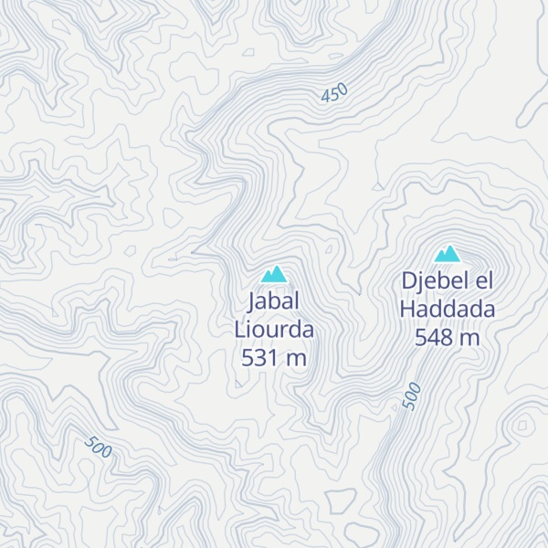 Map of Jabal Liourda