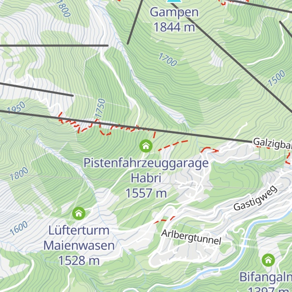 Map of Pistenfahrzeuggarage Habri