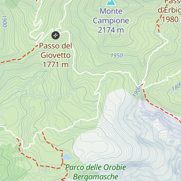 Map of Malga Campelli