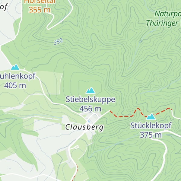 Map of Stiebelskuppe