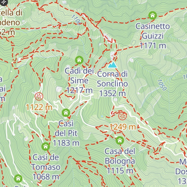 Map of Malga Artecle