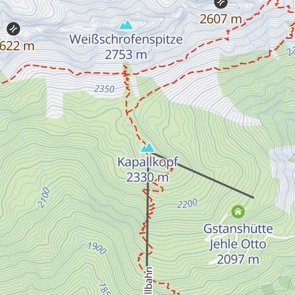 Map of Kapallkopf