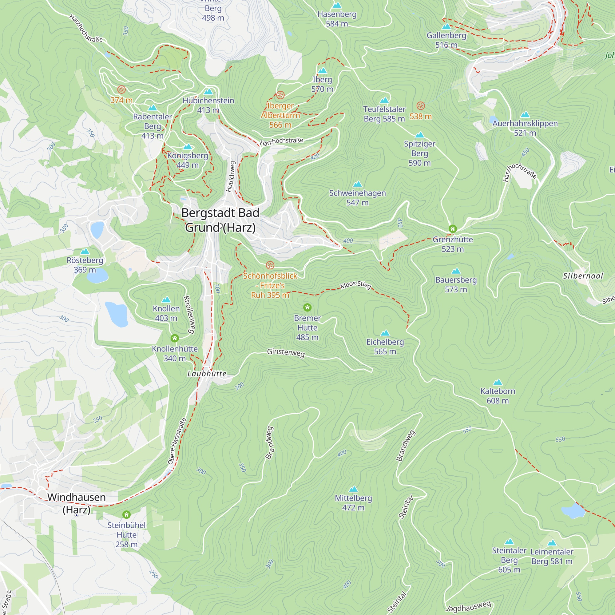 Bremer Hütte map