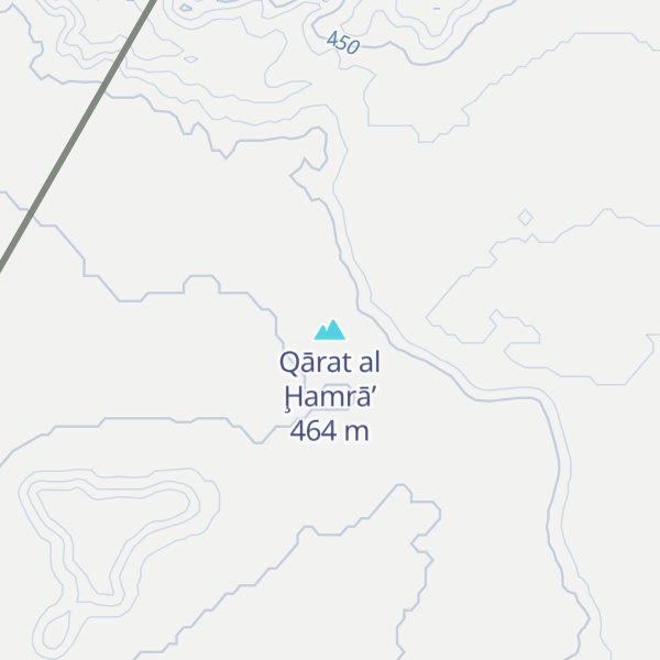 Map of Qārat al Ḩamrā’