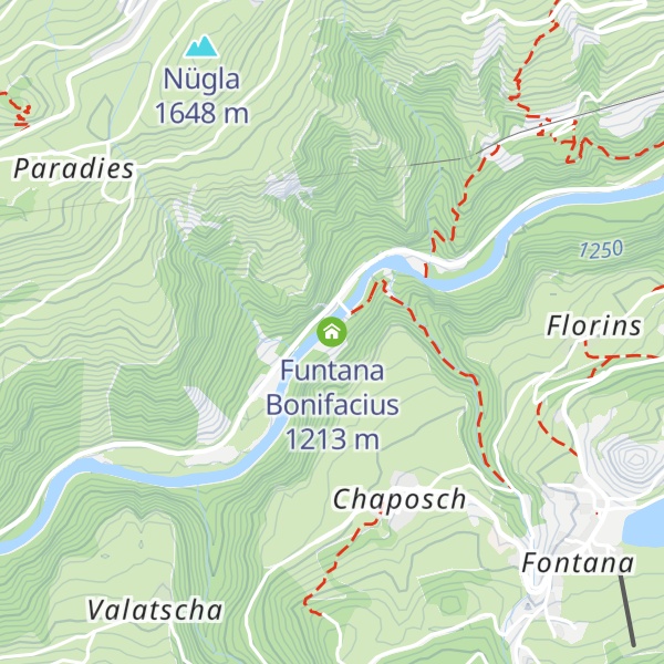 Map of Funtana Bonifacius