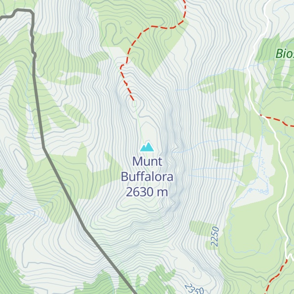 Map of Munt Buffalora
