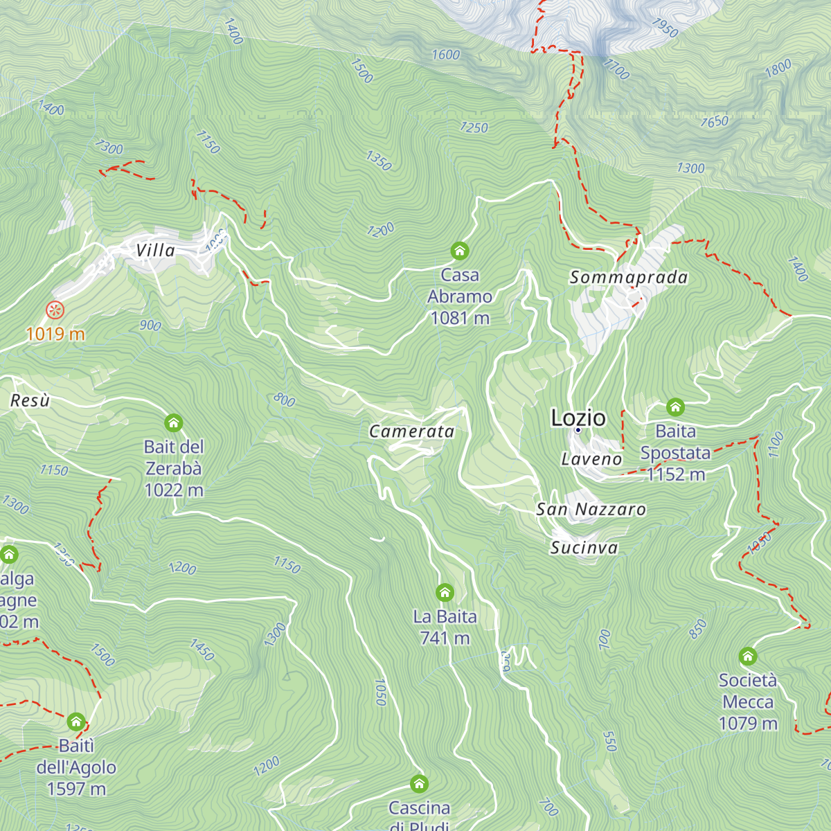 Cooperativa Valle di Lozio Agriturismo map