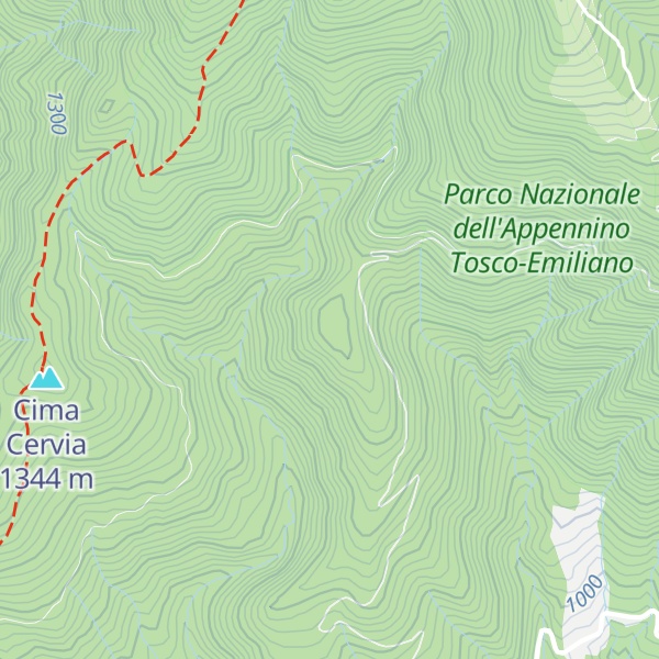 Map of Colle Campolungo