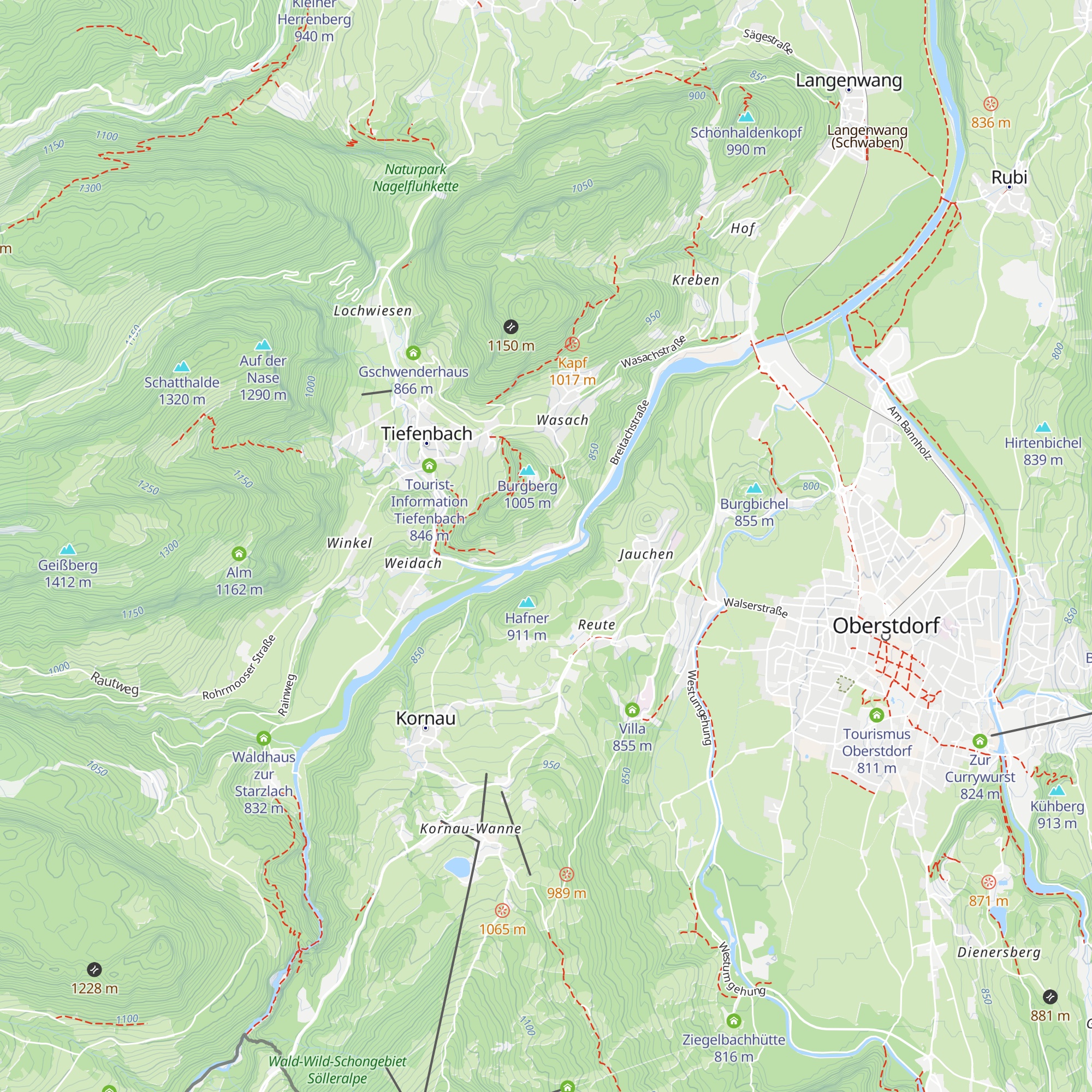 Bachtelhaus map