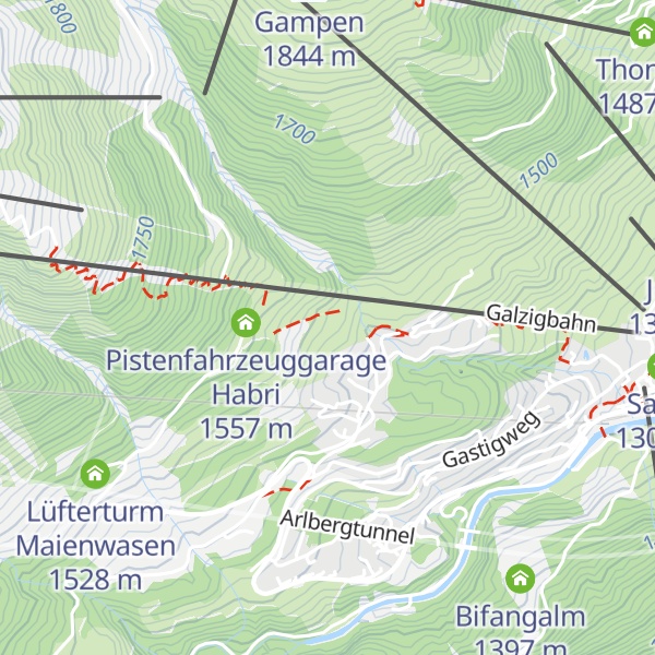 Map of Sennhütte