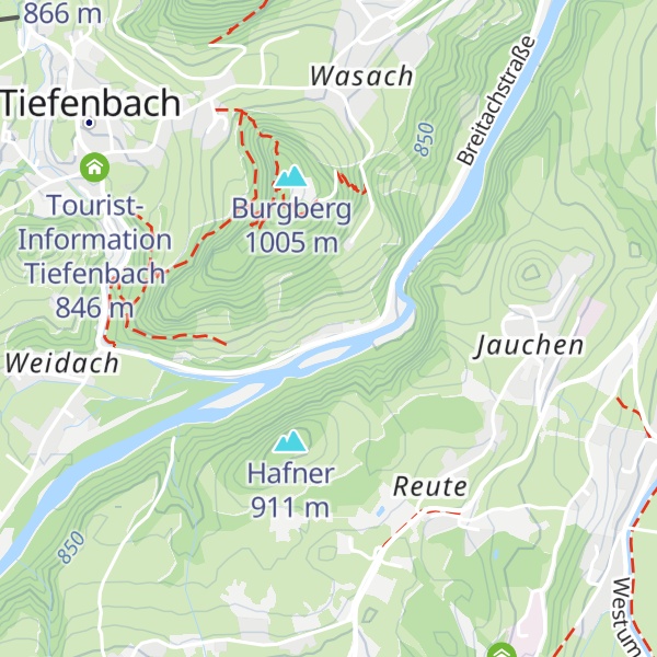Map of Bachtelhaus