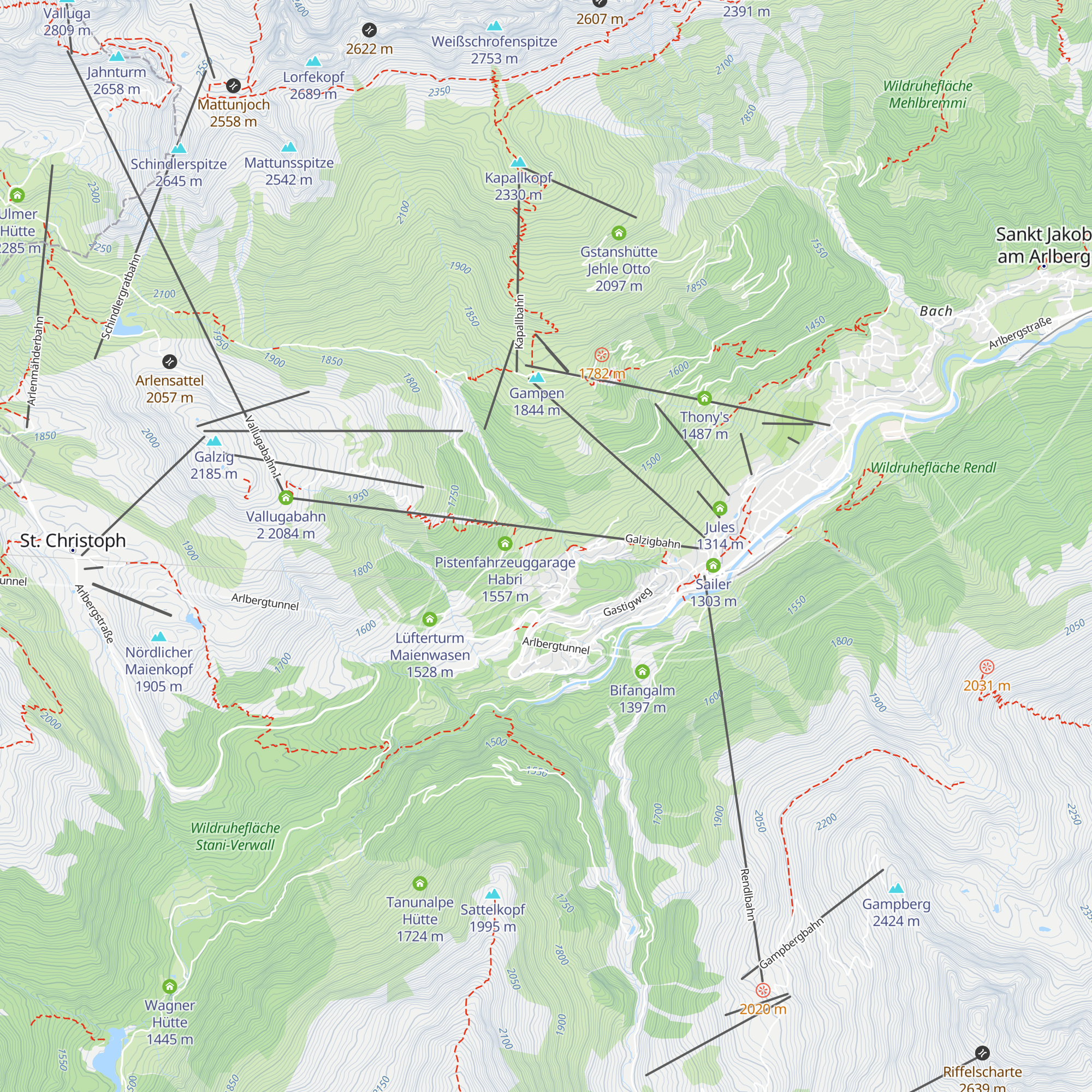 Sennhütte map