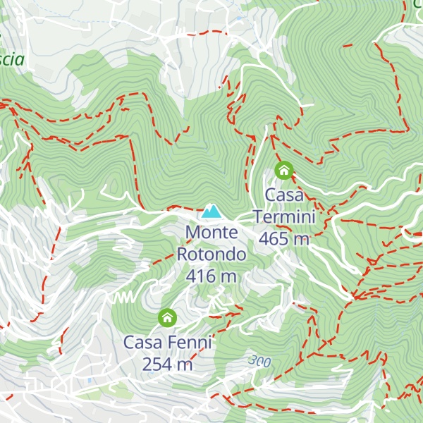 Map of Monte Rotondo