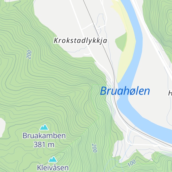Map of Bruaberga