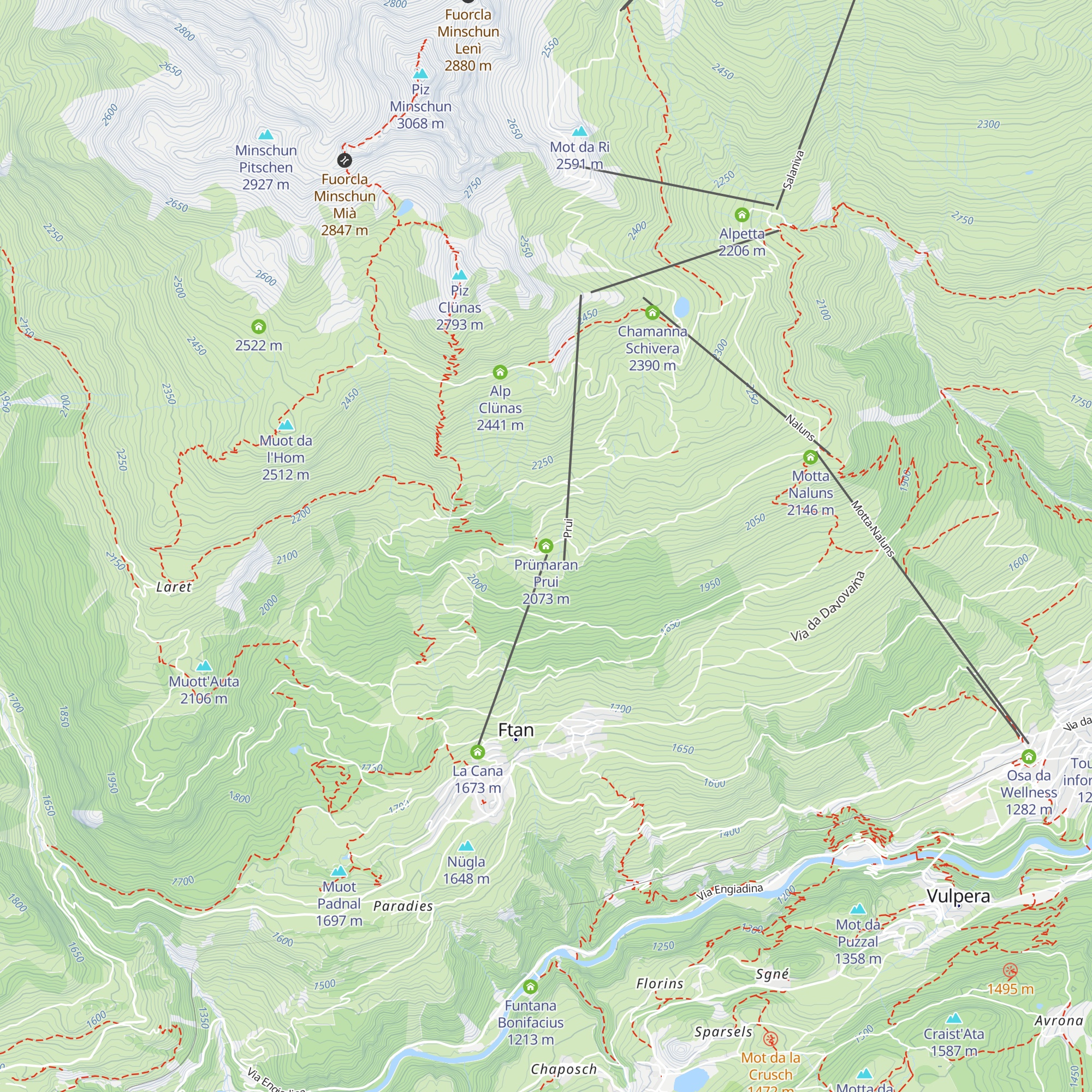 Prümaran Prui map