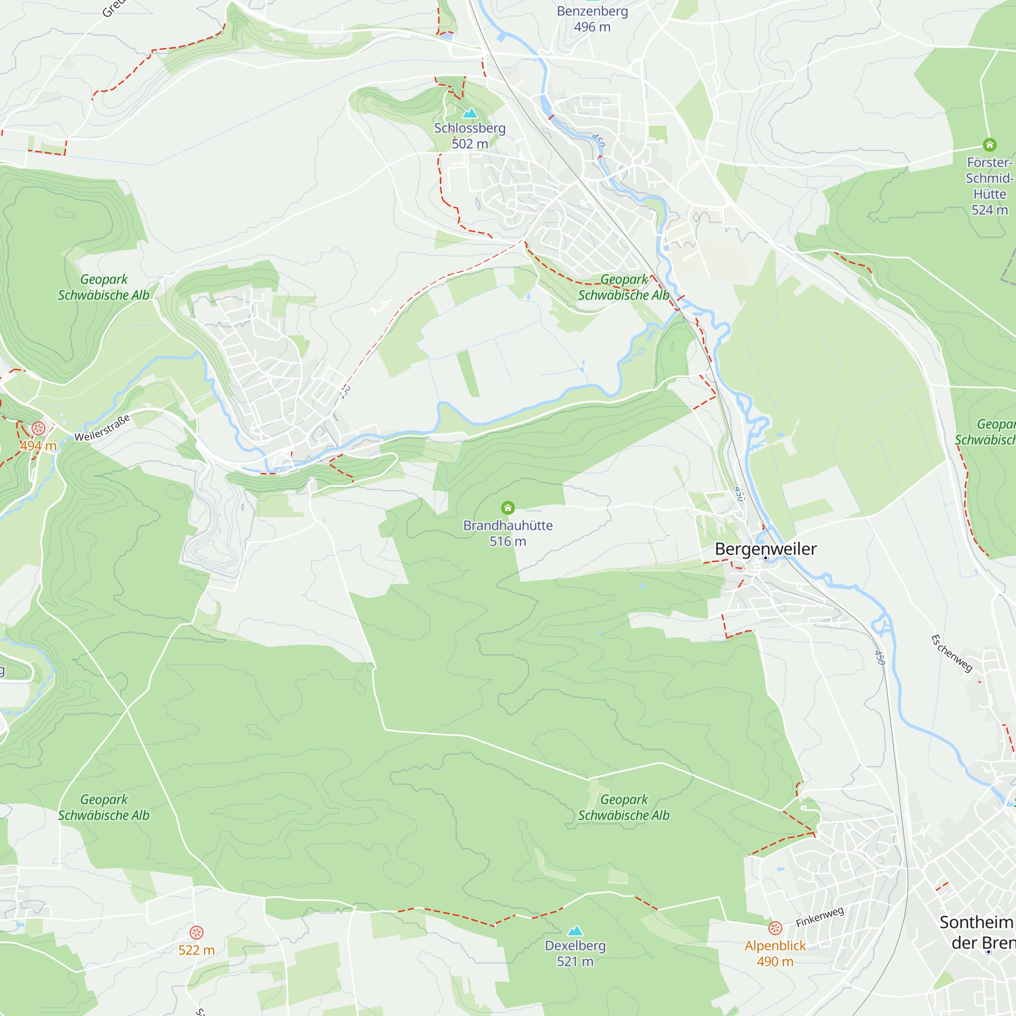 Brandhauhütte map