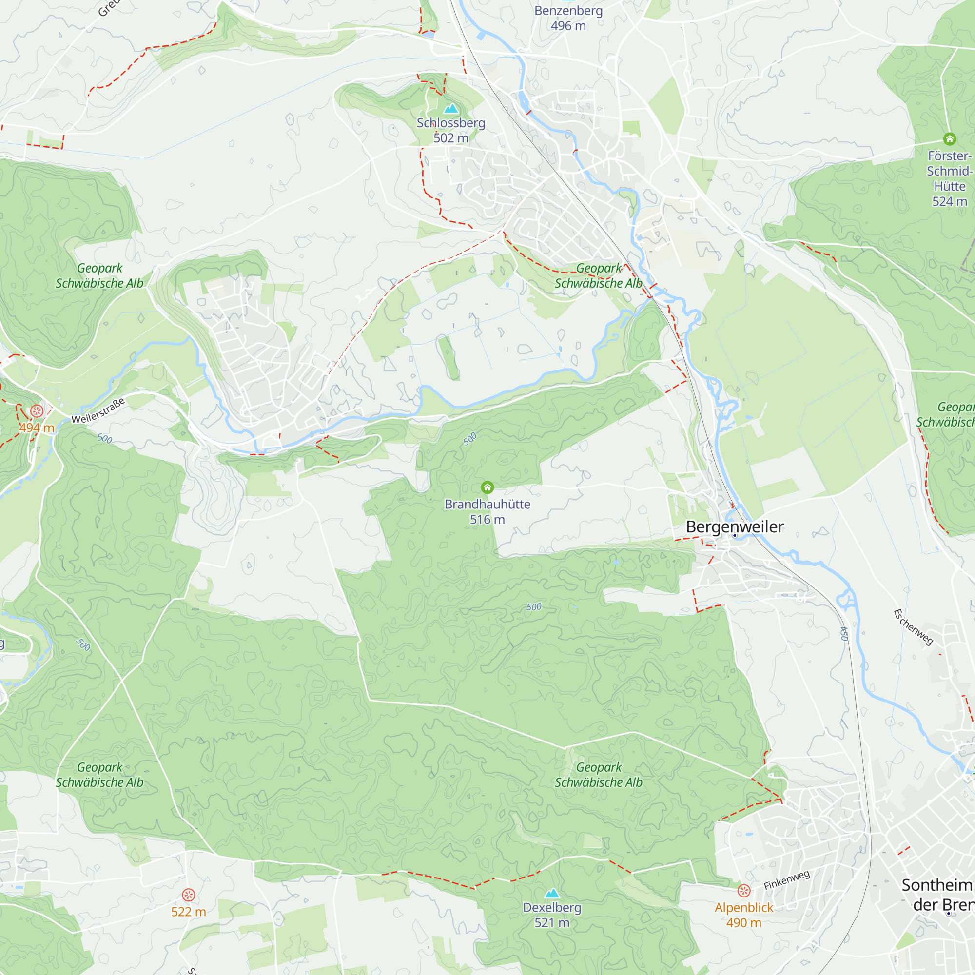 Brandhauhütte map