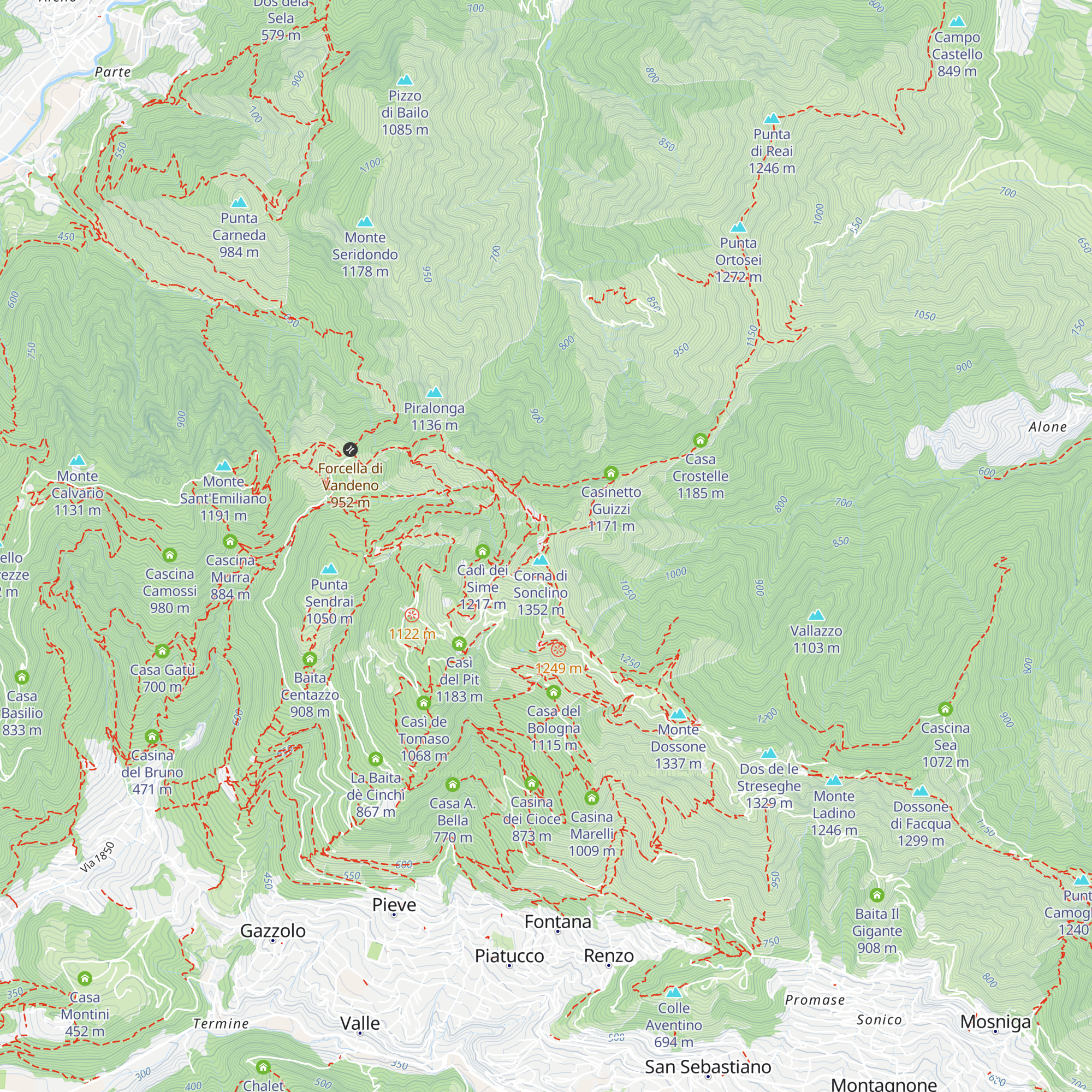 Cascina del Sonclino map