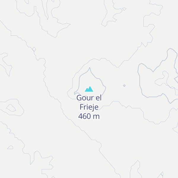 Map of Gour el Frieje