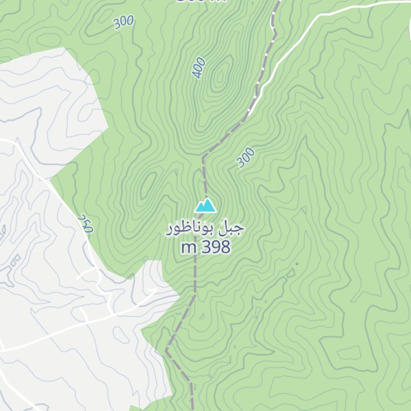 Map of جبل بوناظور