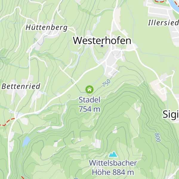 Map of Stadel