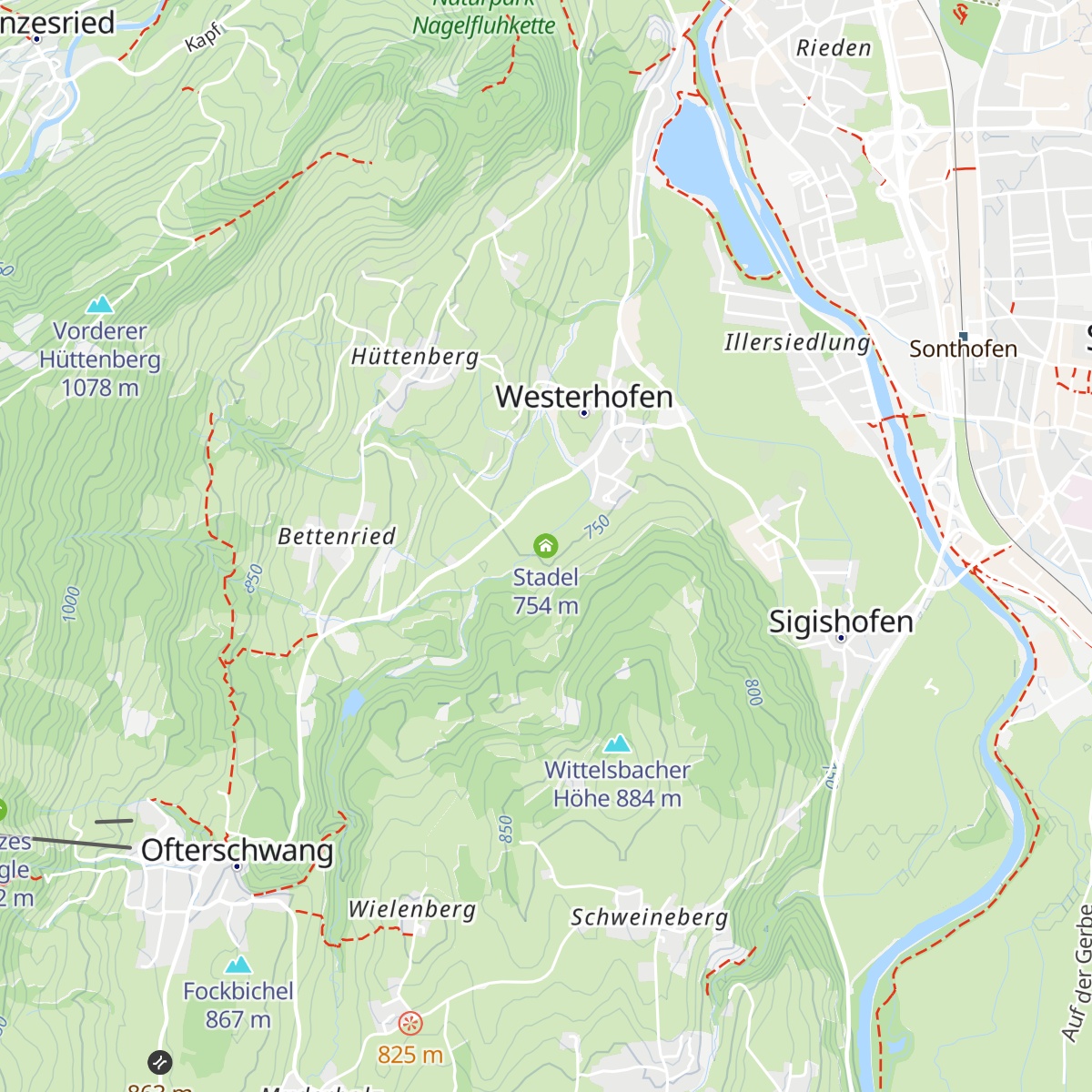Stadel map
