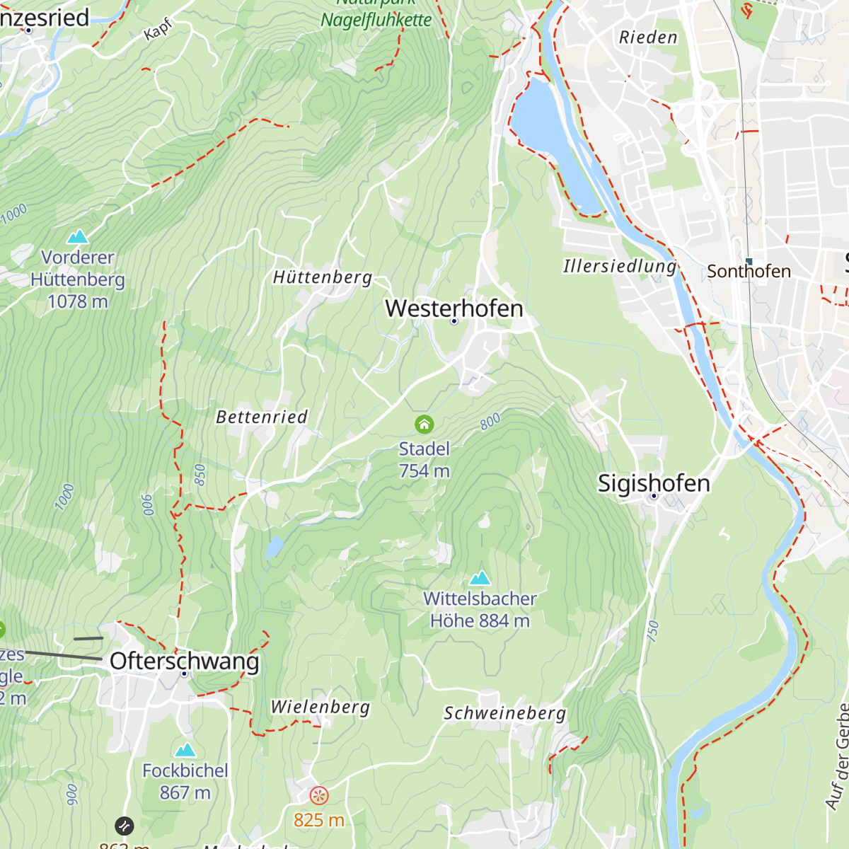 Stadel map