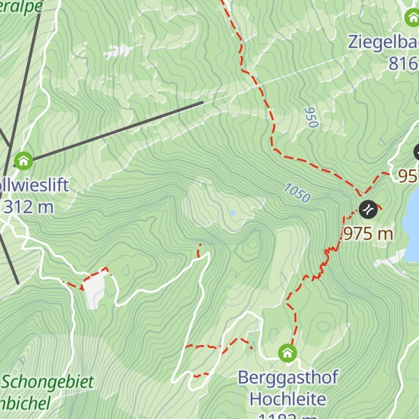Map of Otto's Hütte