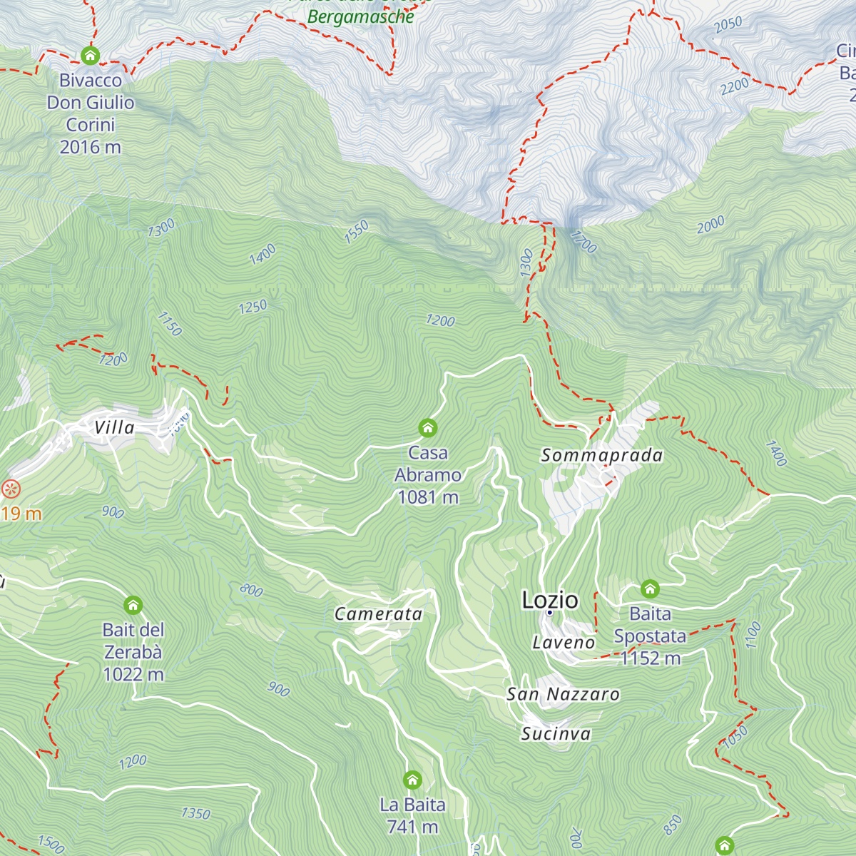 Casa Abramo map