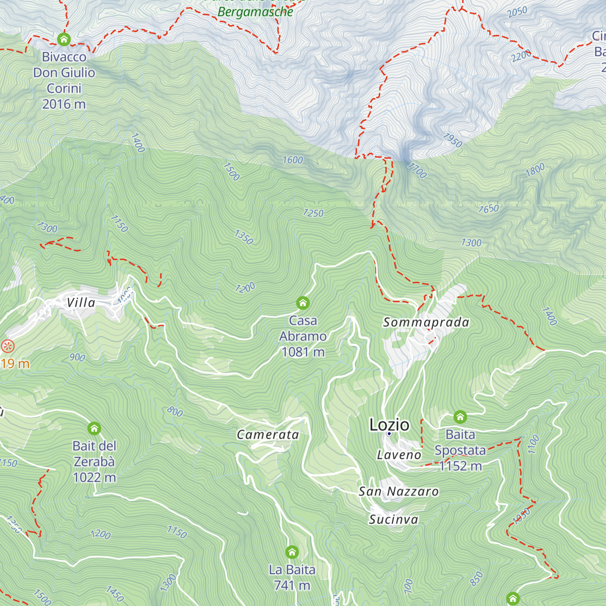 Casa Abramo map