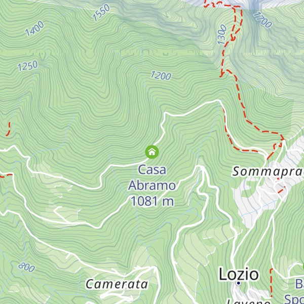 Map of Casa Abramo