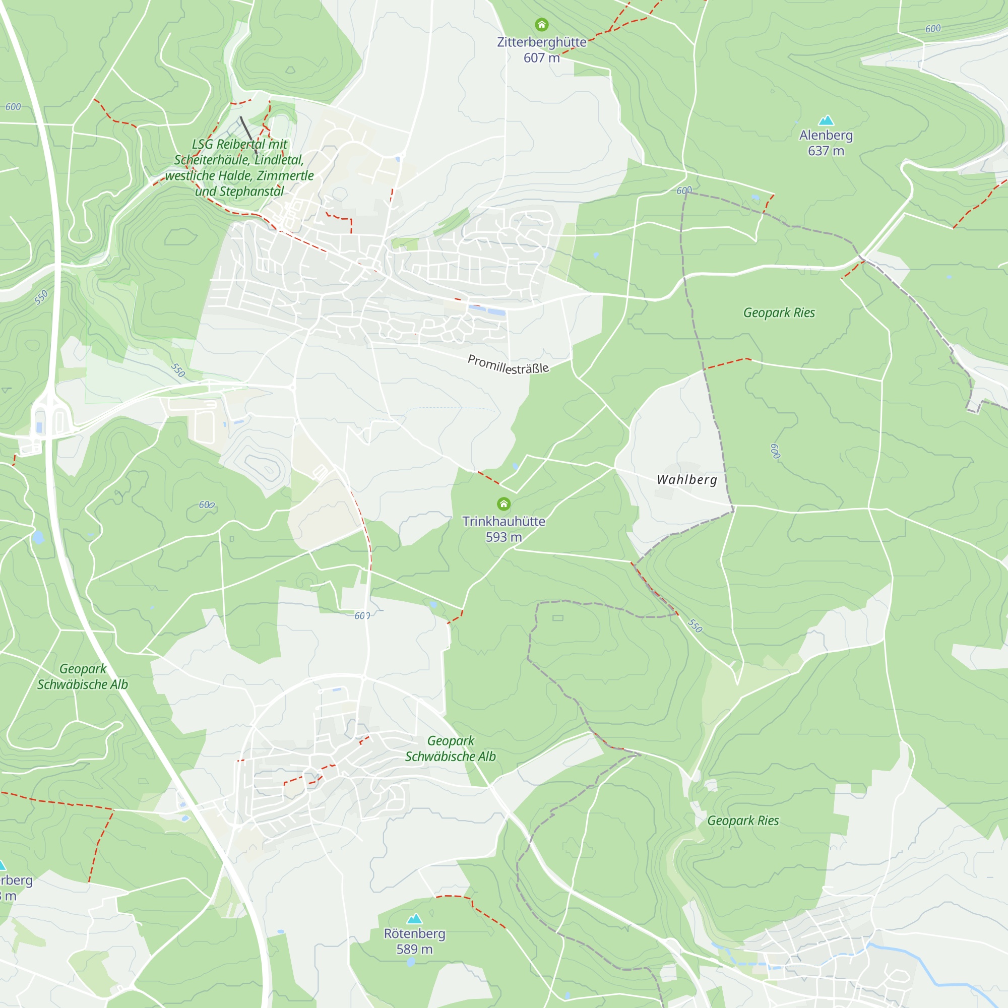 Trinkhauhütte map