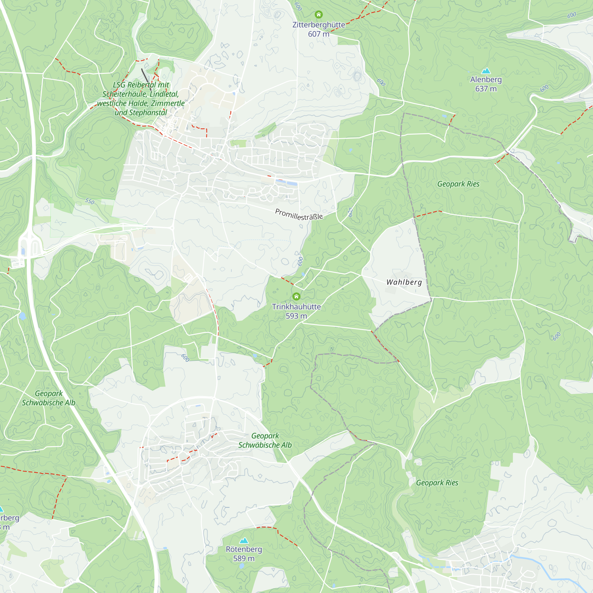 Trinkhauhütte map