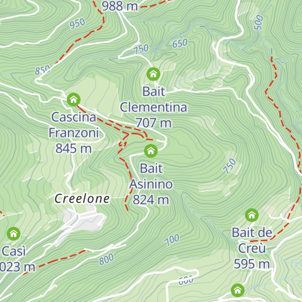 Map of Bait Asinino