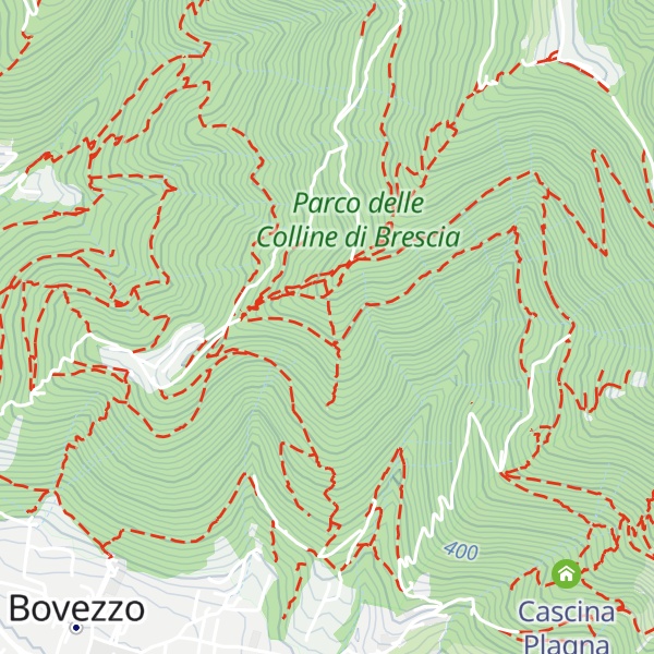 Map of Dosso dei Cavalli