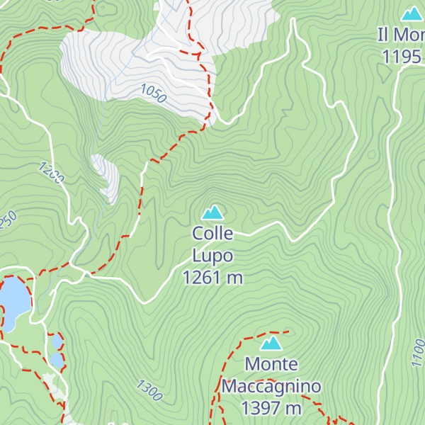 Map of Colle Lupo